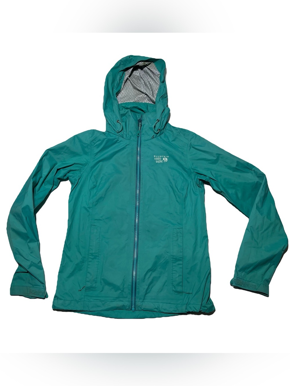 Mountain Hardwear Plasmic Ion Teal Rain Shell Waterproof Jacket Women’s XS